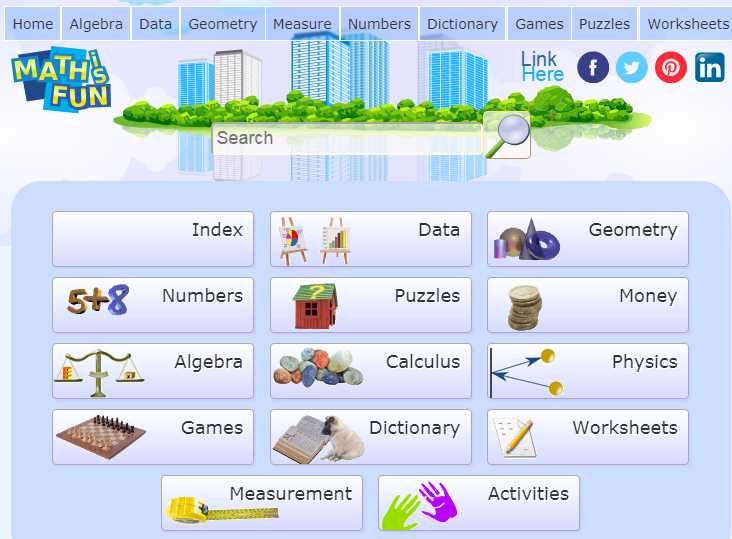 Maths is Fun website