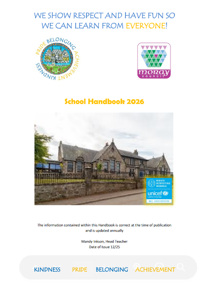 Front Cover of the Aberlour School 2026 Handbook 