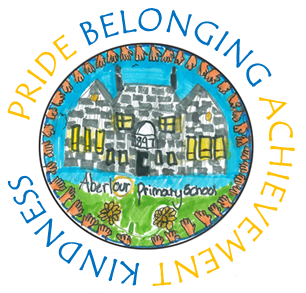 Aberlour Primary Logo Pride Belonging Achievement and Kindness