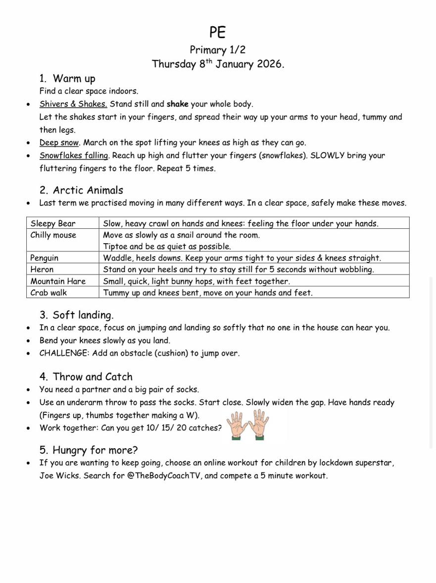 P.E P1/2 2nd grid