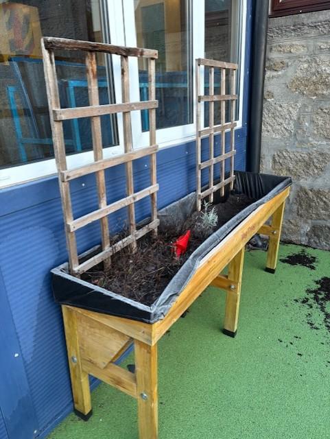EPU outside gardening area